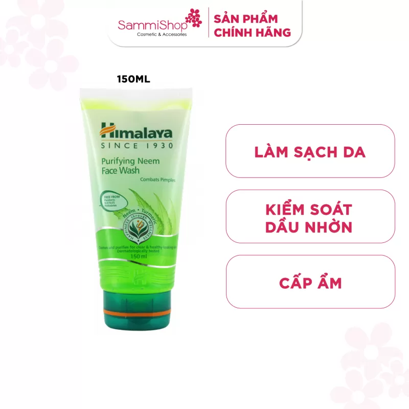 Sữa rủa mặt ngừa mụn Himalaya Purifying Neem Face Wash (150ml)