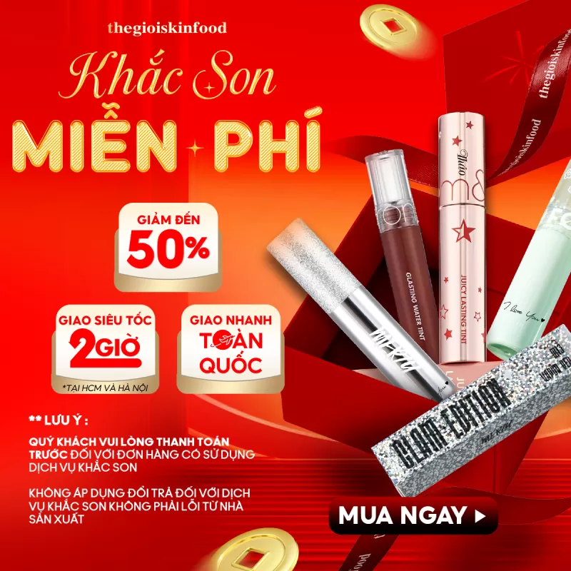 Sản Phẩm Có Dịch Vụ Khắc Son Miễn Phí - Son Merzy, Romand, FOIF, Romand #23 (Starry Edition)