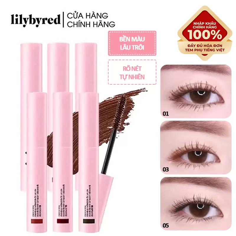 Mascara Siêu Mảnh, Dài và Chống Trôi Lilybyred am9 to pm9 Survival Colorcara 6g