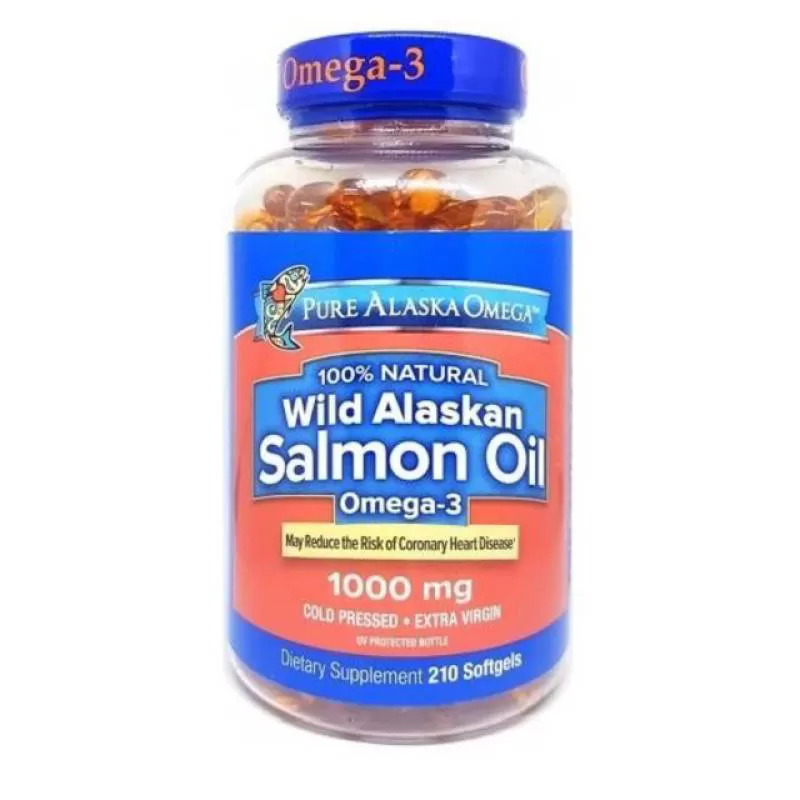 Pure Alaska Omega - Viên Dầu Cá Hồi Mỹ - Wild Alaskan Salmon Oil