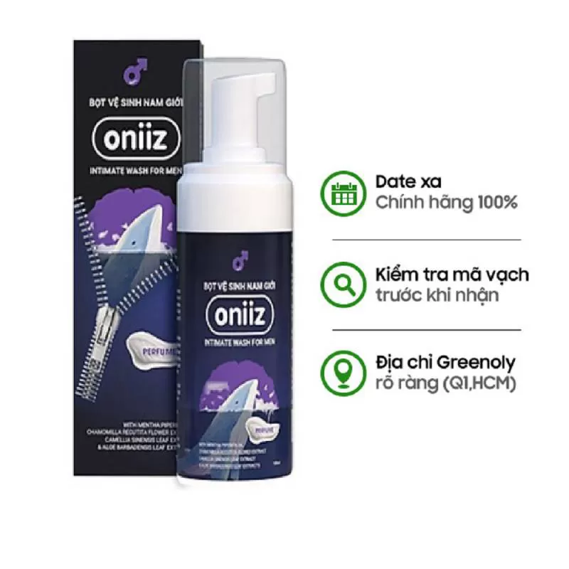 Oniiz Bọt Vệ Sinh Nam Giới 100ml