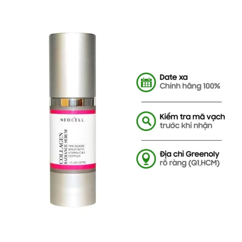 Neocell Collagen Radiance Serum Giúp Da Căng Mịn Mờ Nhăn 30ml