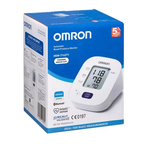 Máy đo huyết áp bắp tay tự động Omron HEM-7142T1