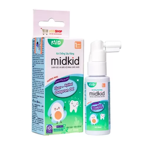 Mua Xịt Chống Sâu Răng Midkid Tại Nhà Thuốc Uy Tín Hơn 35 Năm