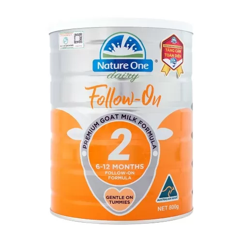 Sữa Dê Nature One Số 2 Follow-On Goat Cho Trẻ Từ 6-12 Tháng Tuổi