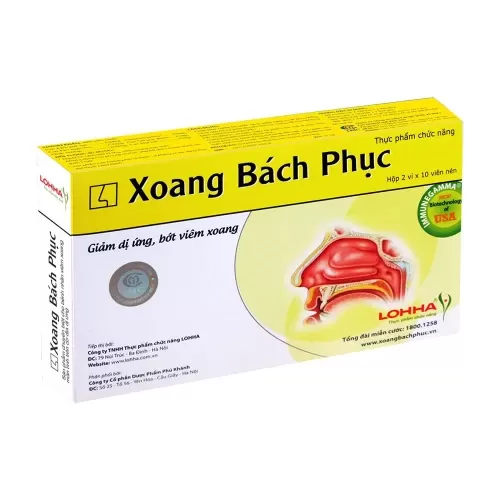 Xoang Bách Phục Chính Hãng - Mua Tại Nhà Thuốc Uy Tín 35 Năm