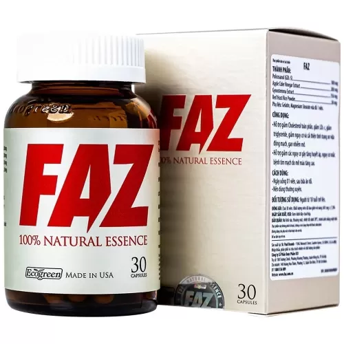 FAZ Hỗ Trợ Kiểm Soát Mỡ Máu - Mua Tại Nhà Thuốc Uy Tín 35 Năm