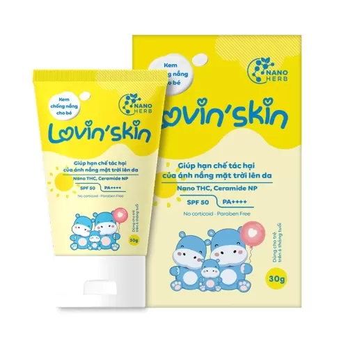 Mua Kem Chống Nắng Cho Bé Lovin Skin Tại Nhà Thuốc Uy Tín 35 Năm