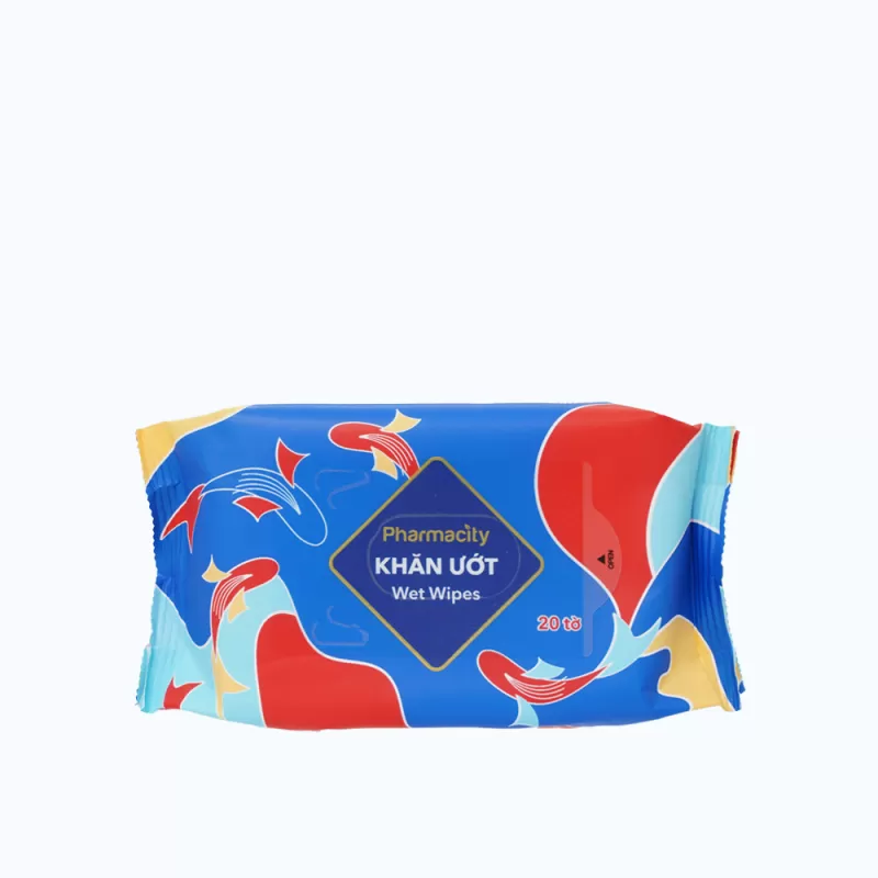 Khăn ướt Pharmacity (20 miếng) - TẾT 2025