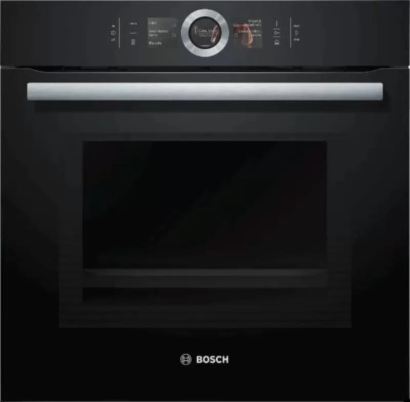Lò nướng kèm vi sóng kèm hấp Bosch HNG6764B6 Series 8
