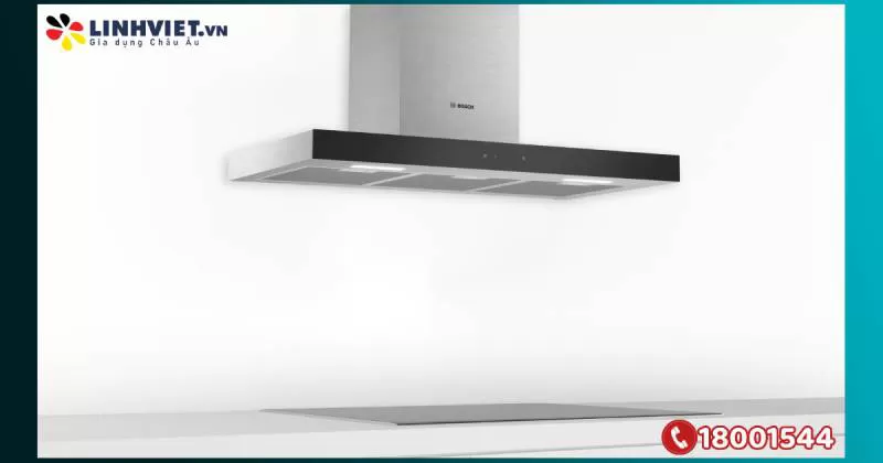 Máy hút mùi Bosch DWBM98G50B Series 4 Độc lập 90cm Thép không gỉ