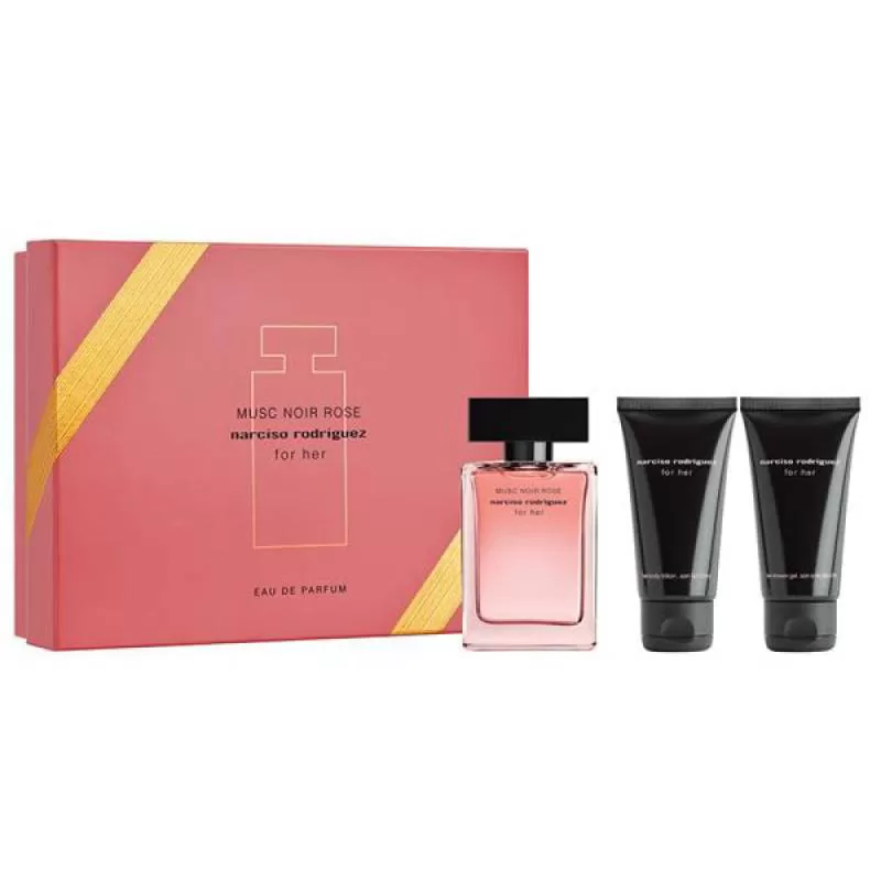 Bộ Quà Tặng Narciso Rodriguez For Her Musc Noir Rose ( 50ML+50ML+50ML )