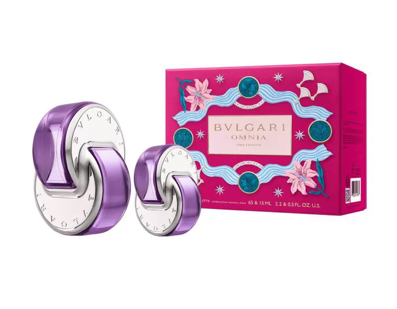 Bộ Quà Tặng Nước Hoa Bvlgari Omnia Amethyste EDT (65ML + 15ML)