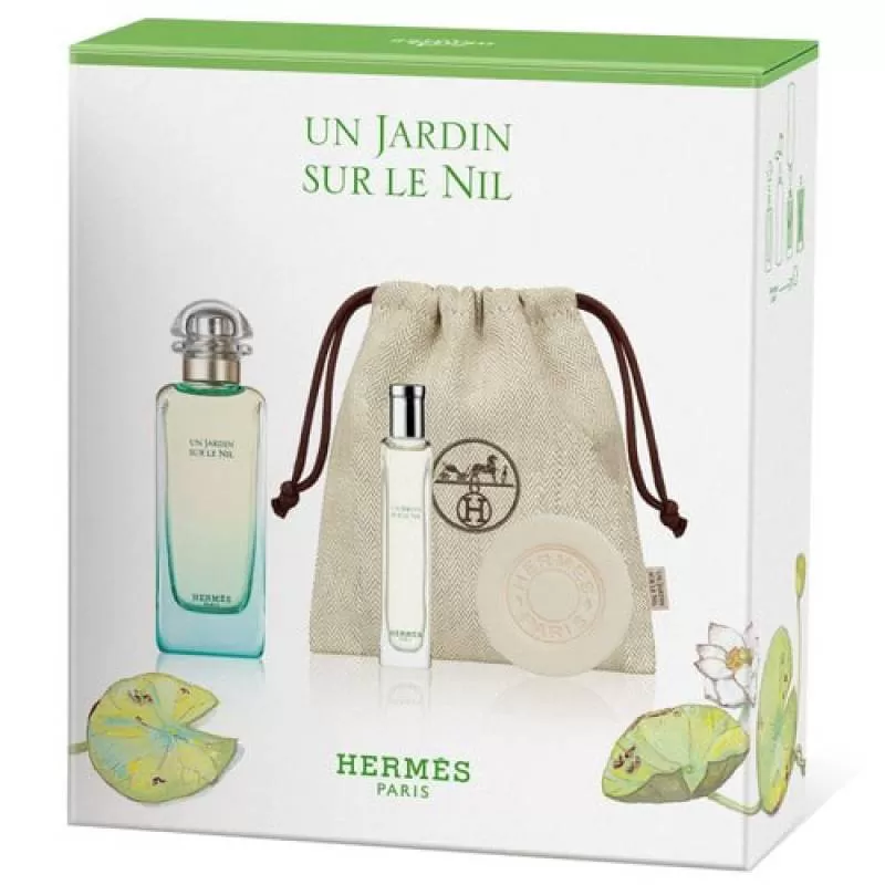 Giftset Hermes Un Jardin Sur Le Nil EDT ( 3 Món Kèm Túi )