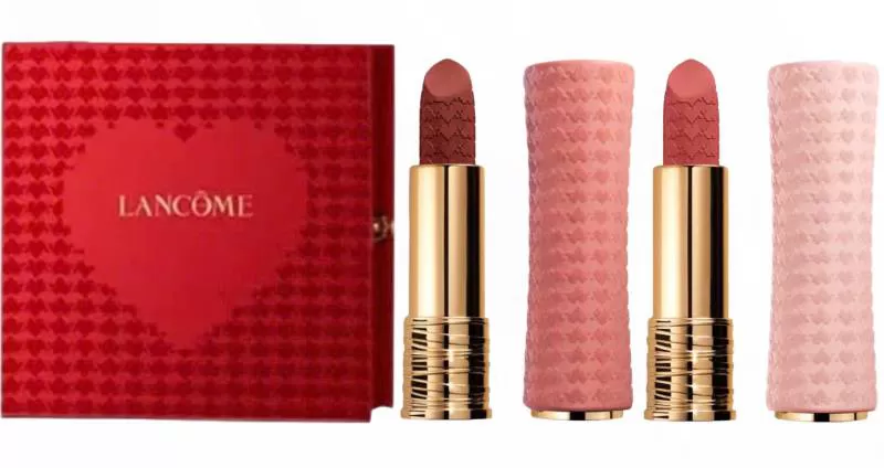 Set Son Lancome L'Absolu Rouge Limited : 221 Dramatised Nude - 277 French Tea