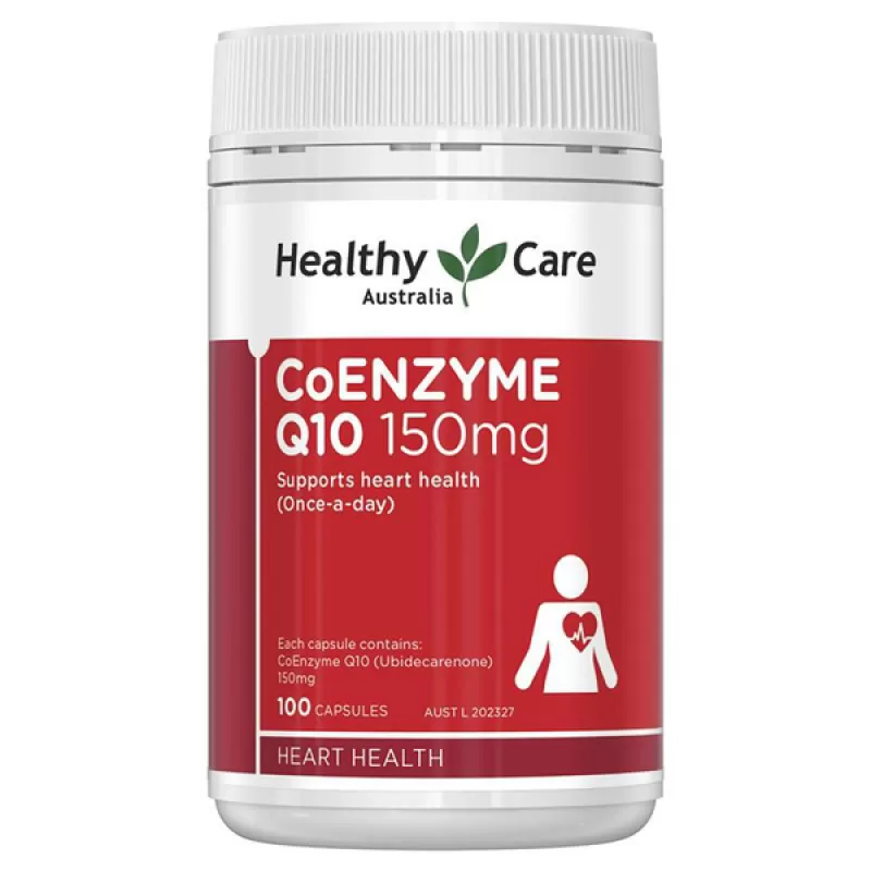 Healthy Care Coenzyme Q10 150mg bổ tim của Úc 100 viên