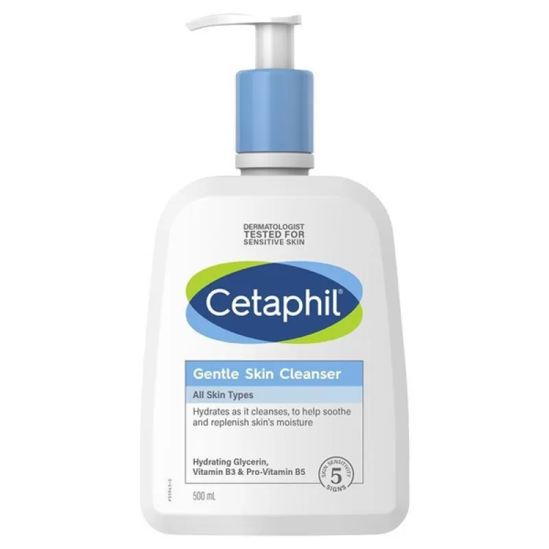 Sữa rửa mặt Cetaphil 500ml Gentle Skin Cleanser của Úc